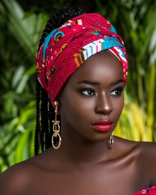 Fabulous African damsel -