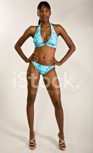 Pretty African Yankee Swimsuit