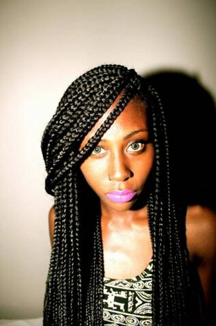 Cage Braids Hairstyles For Nymphs