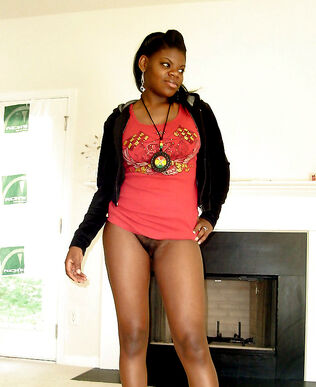 black nude woman