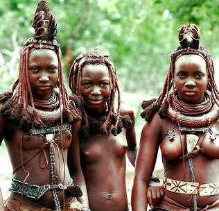 Nude chicks from african tribe,..
