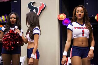 Texans' cheerleaders reveal